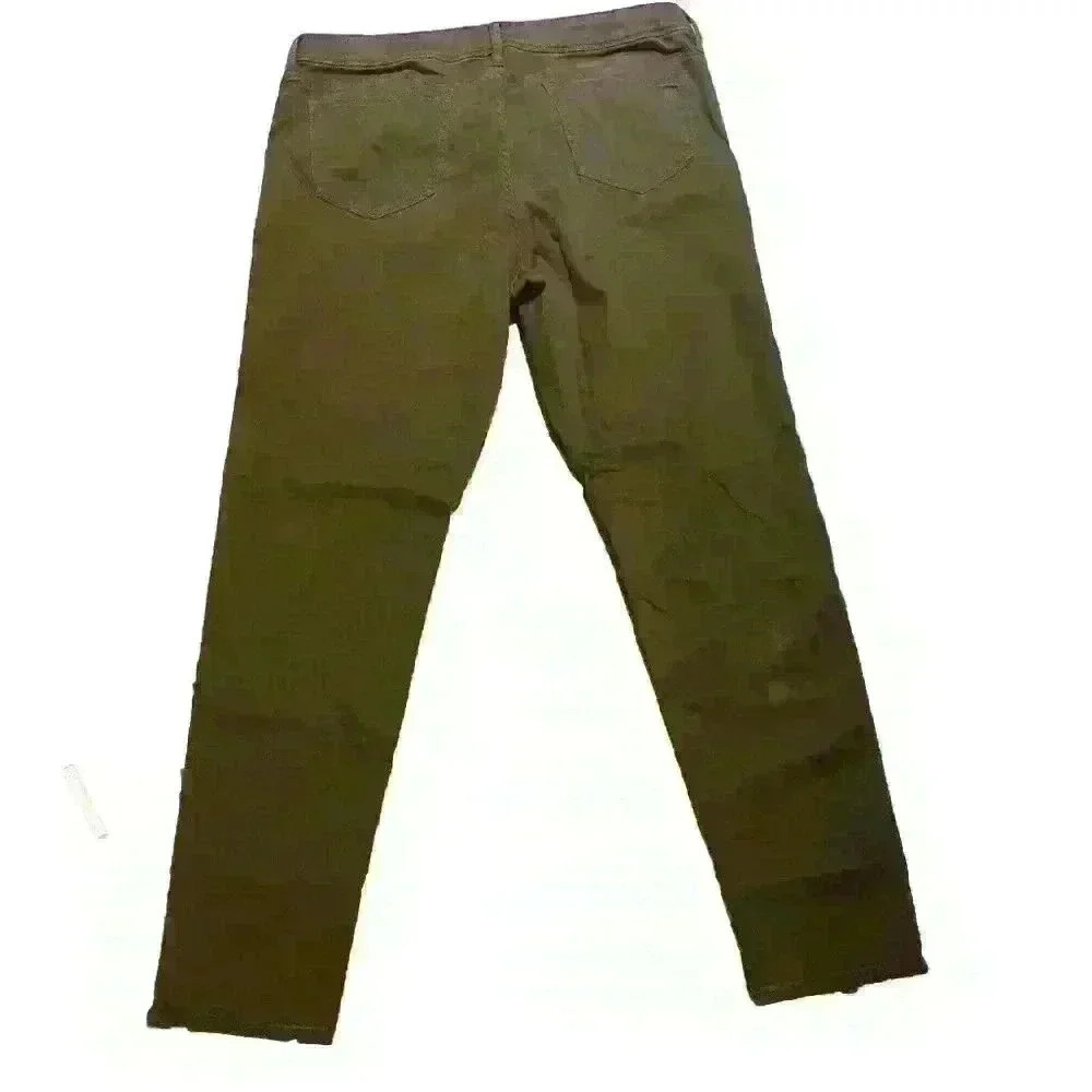 American Rag Cie Pants Juniors Sz 15 *33x28* Brown Mid-Rise Straight Leg Western - Picture 2 of 12